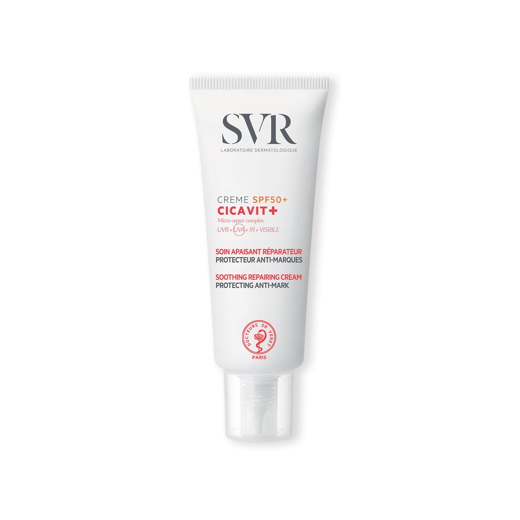 SVR - SVR Cicavit Beruhigende und regenerierende Creme beugt Flecken vor LSF 50+ 40 ml