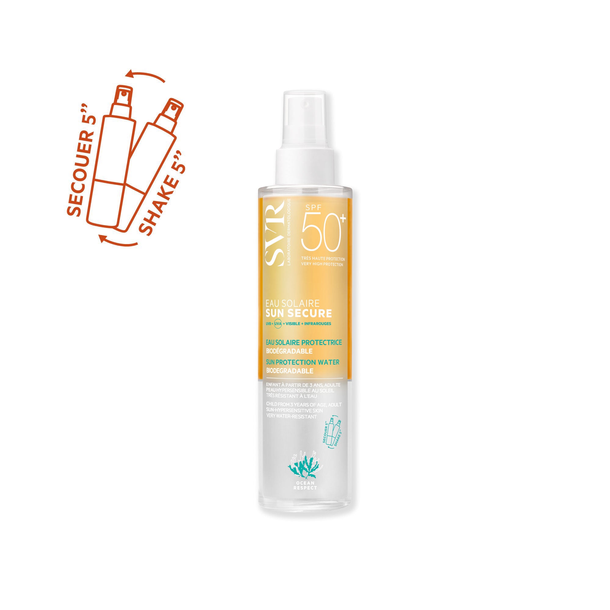 SVR - SVR, Sun Secure, Eau Soleil, LSF 50, Spray, 200 ml