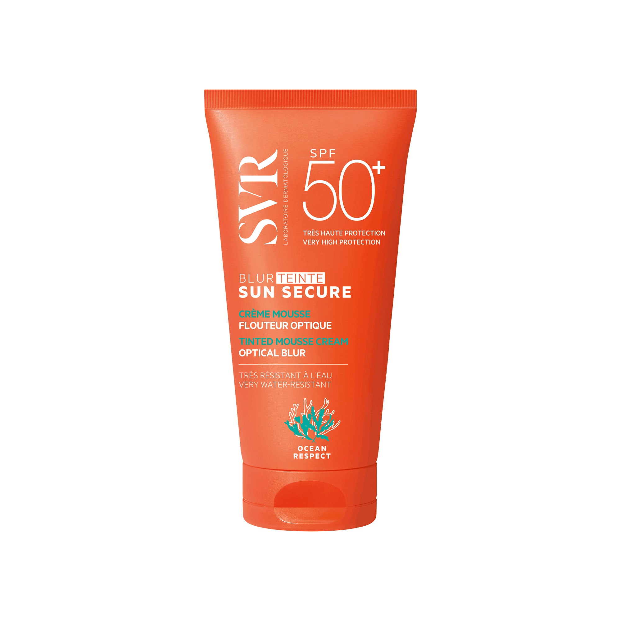 SVR - SVR Sun Secure Blur Teinte Toning-Creme in beigem Rosenschaum LSF 50+, 50 ml