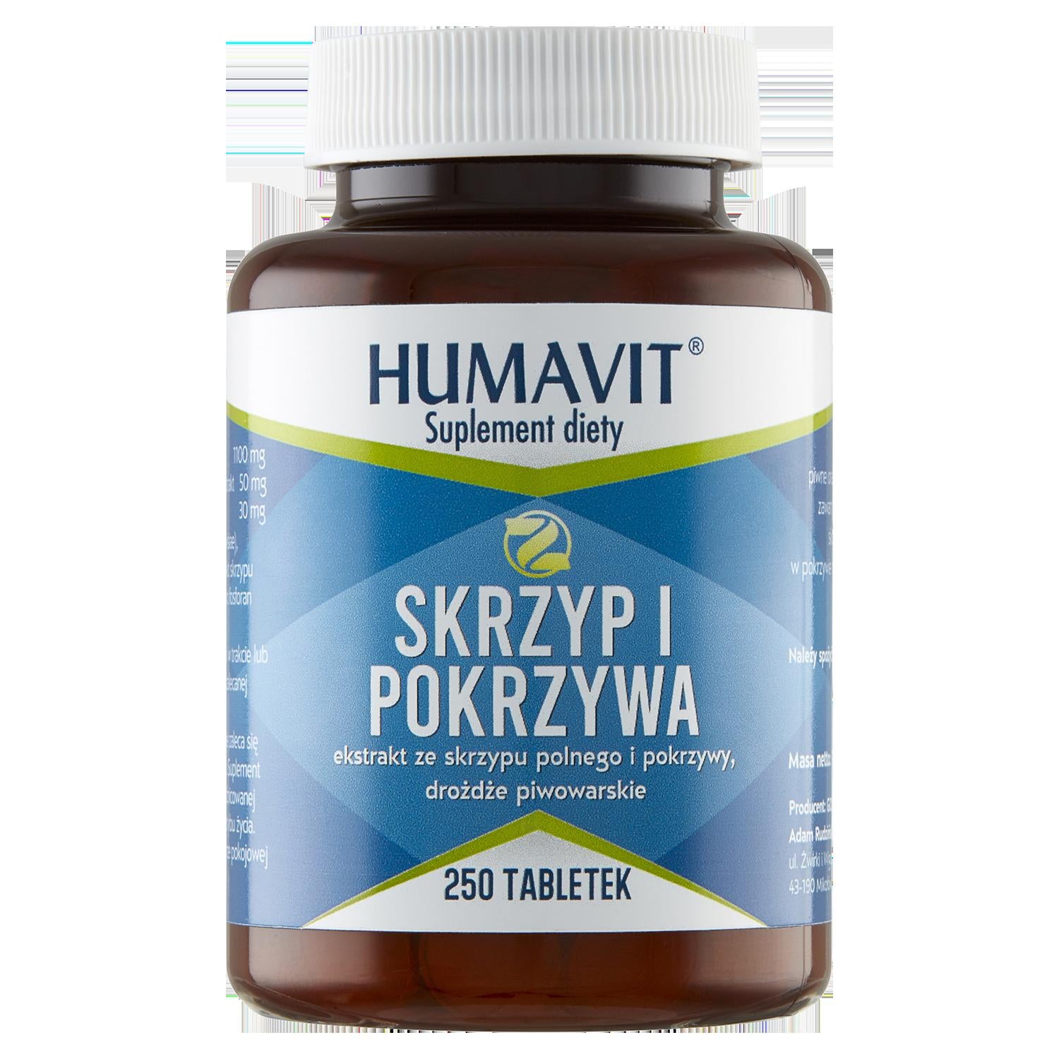 GOLDSTUDIO - Humavit Z Schachtelhalm und Brennnessel 250 Tabletten