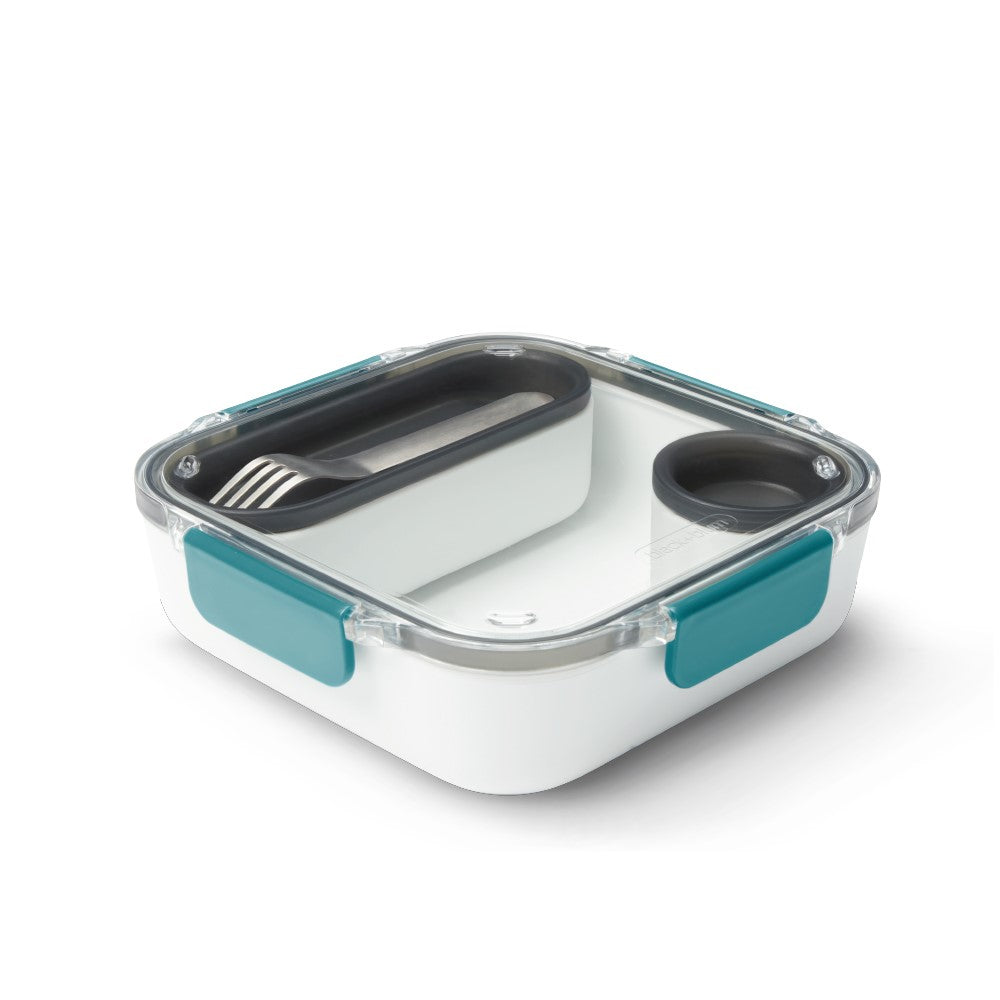 BLACK+BLUM Lunchbox quadratisch Meeresblau