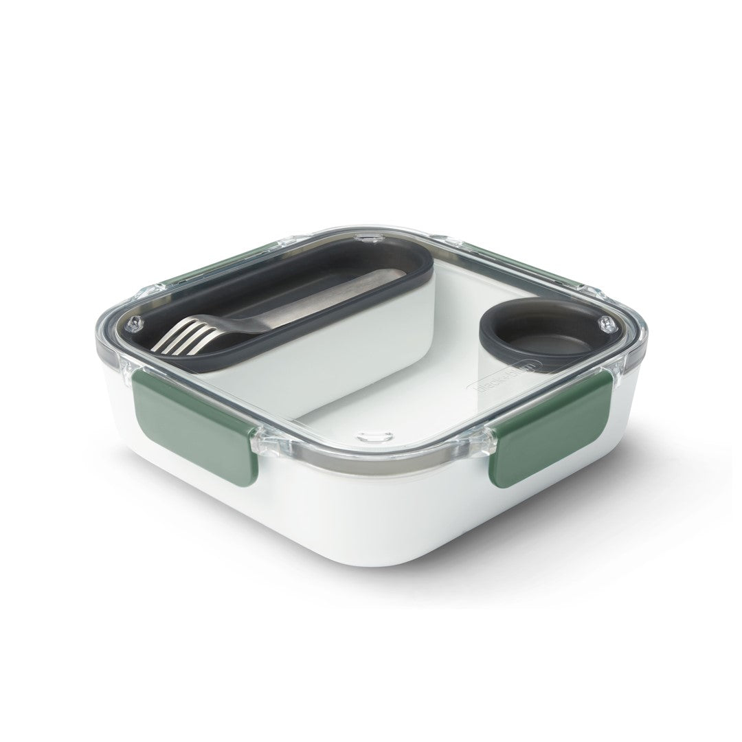 BLACK+BLUM Lunchbox quadratisch Olivgrün