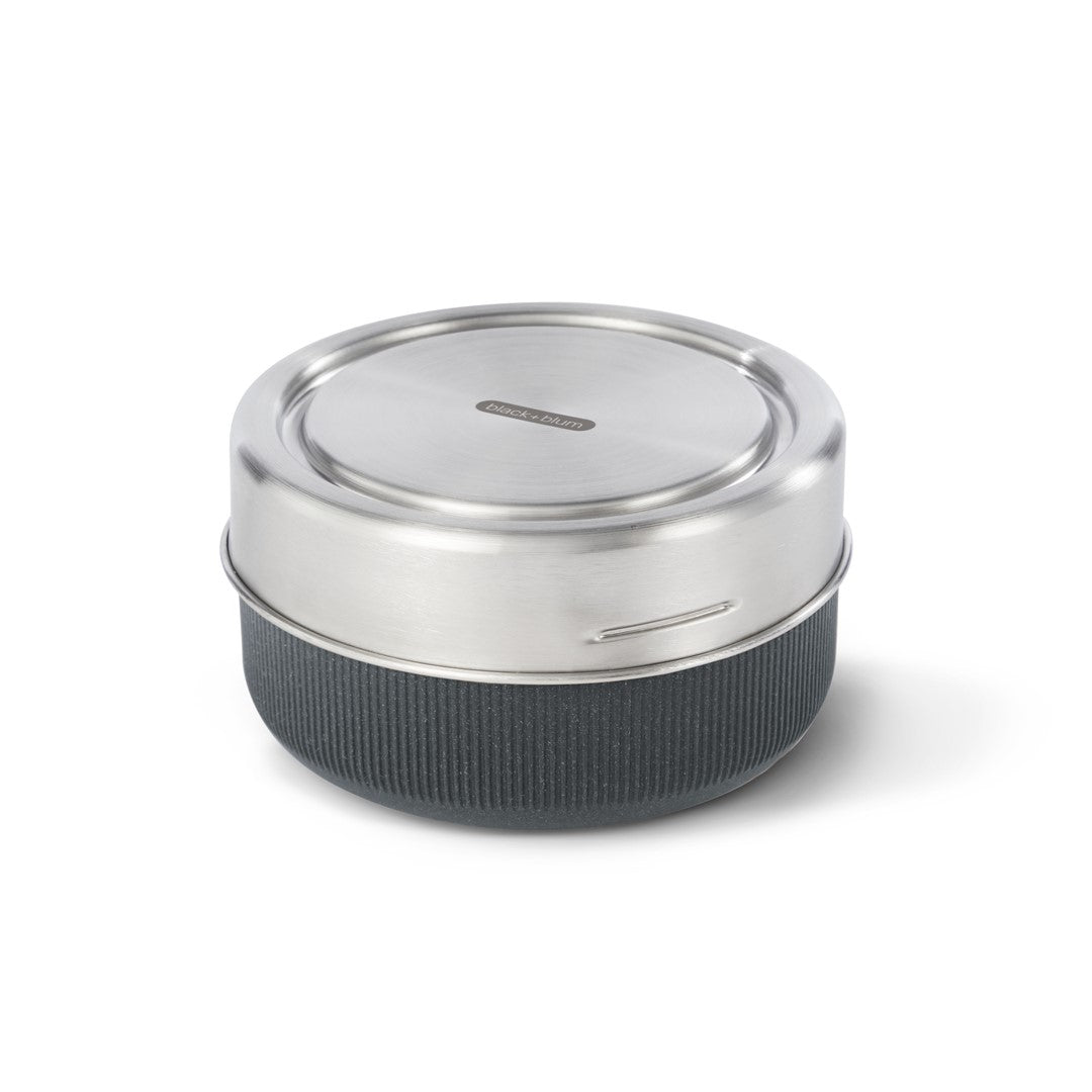 BLACK+BLUM LunchSchüssel aus Glas L Schiefer