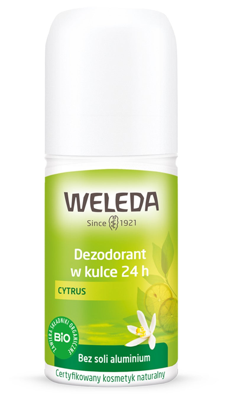 ROLL-ON DEODORANT 24 h CITRUS ECO 50 ml - WELEDA