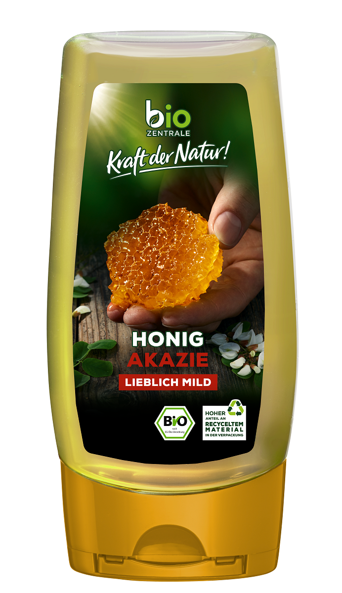 AKAZIENNEKTARHONIG, GLUTENFREI, BIO MIT SPENDER 350 g - BIO ZENTRALE