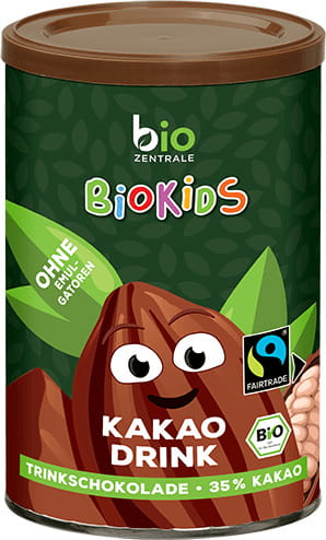 SCHOKOLADENPULVER FÜR KINDER FAIR TRADE BIO 300 g - BIO ZENTRALE