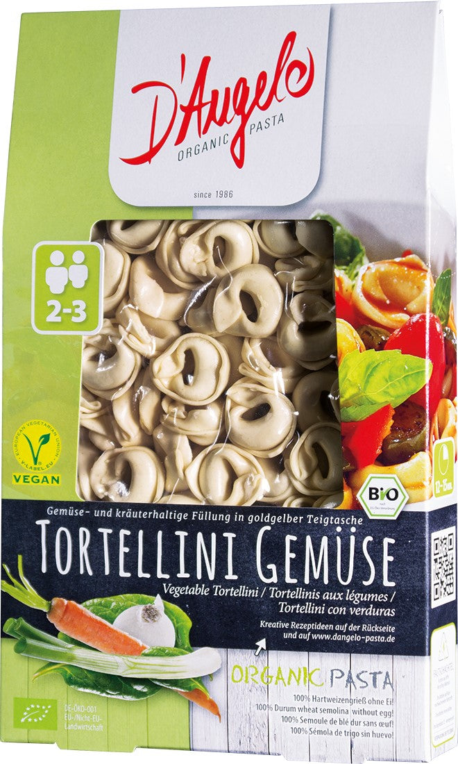 TORTELLINI MIT BIO-GEMÜSE 250 g - D`ANGELO