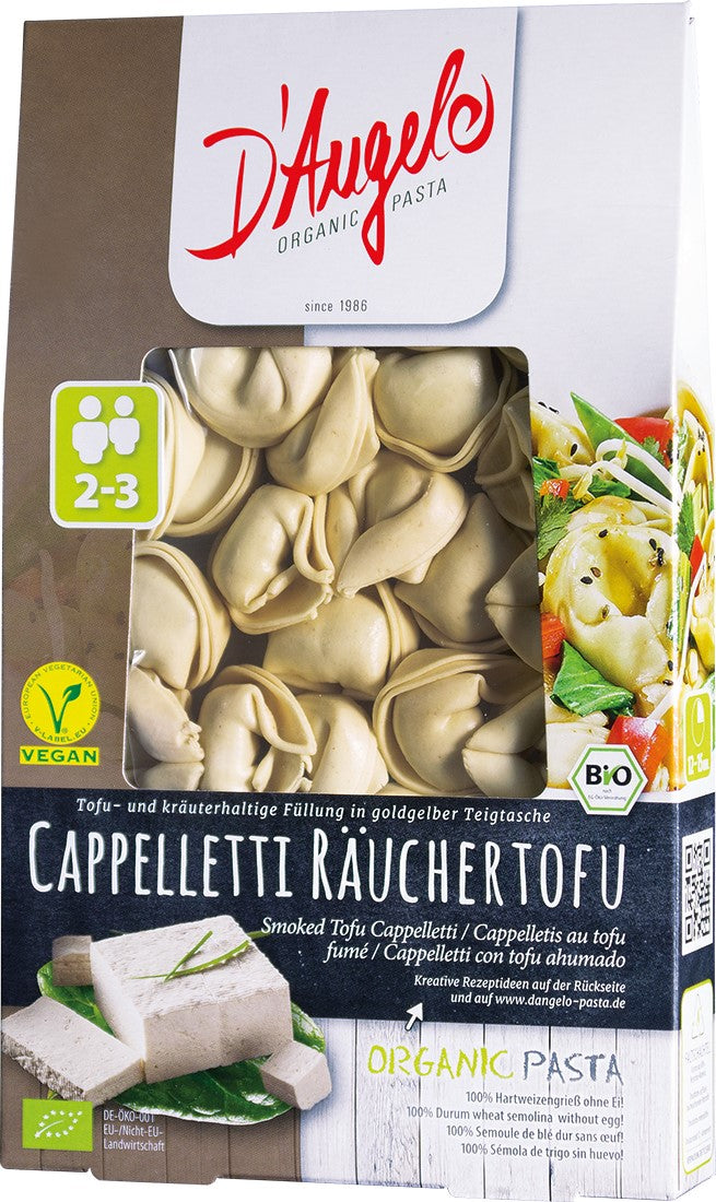 CAPPELLETTI MIT BIO-GERÄUCHERTOFU 250 g - D`ANGELO