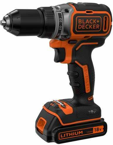 BLACK+DECKER SCHRAUBENDREHER 18V BL186KB 52Nm 2x1,5Ah BL