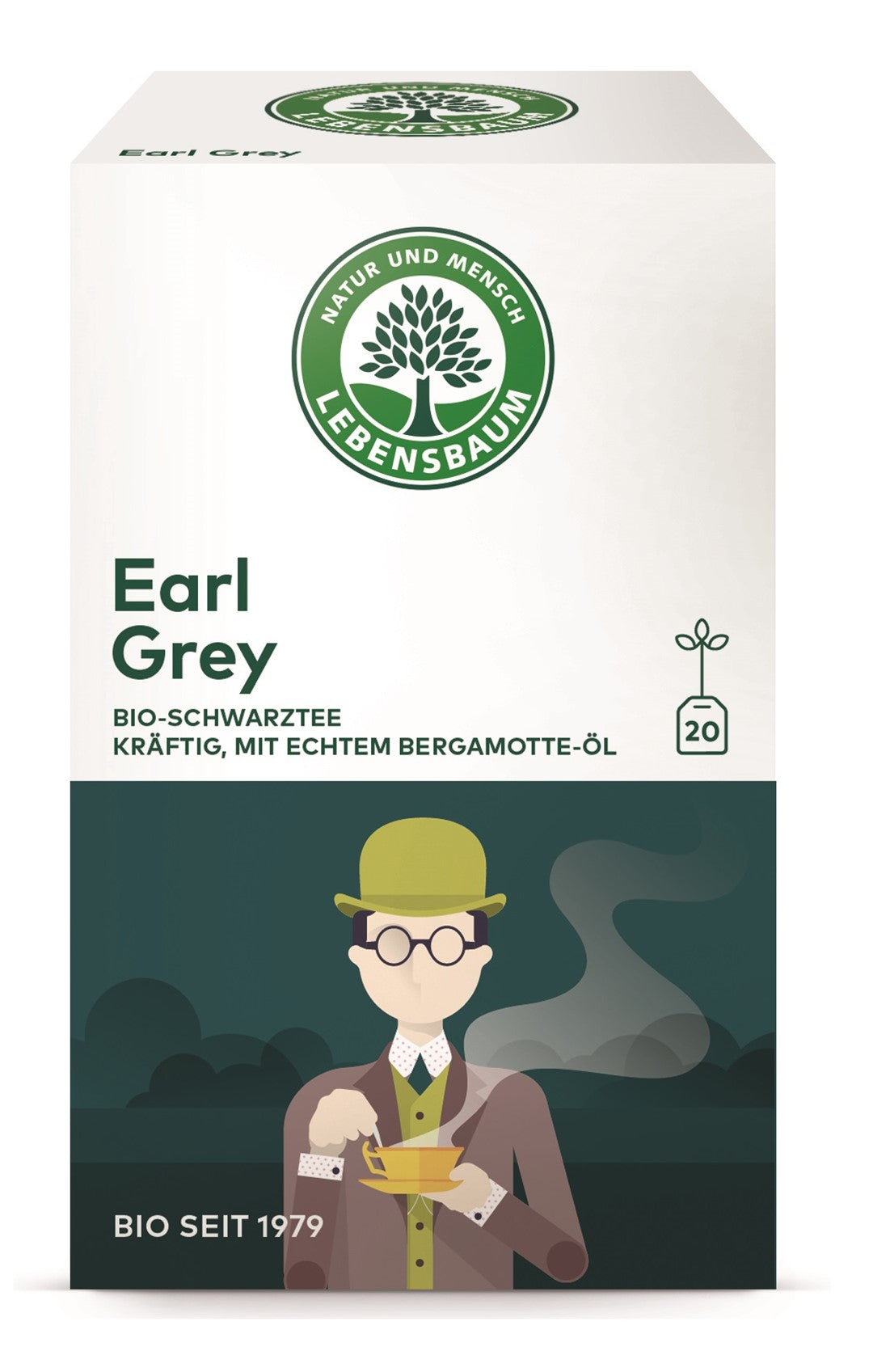 EARL GREY EXPRESS SCHWARZTEE BIO (20 x 2 g) 40 g - LEBENSBAUM