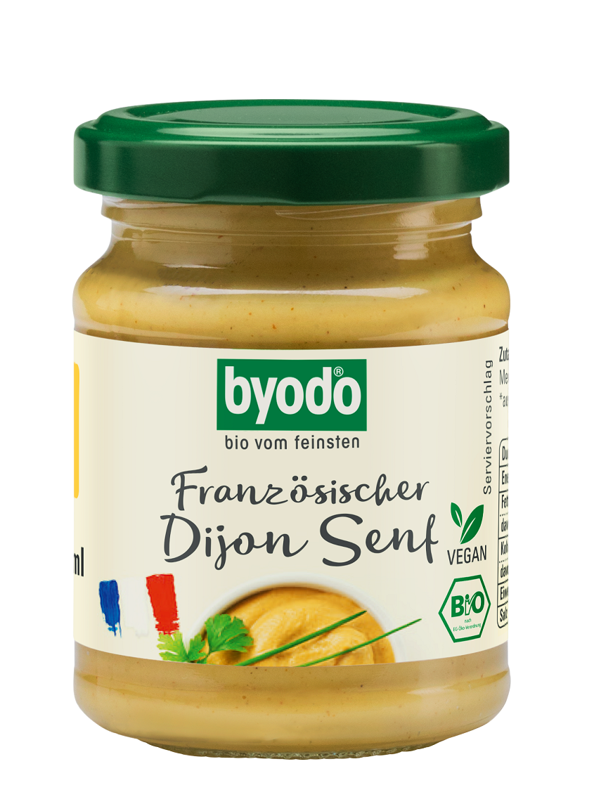 DIJON GLUTENFREIER BIO-SENF 125 ml - BYODO