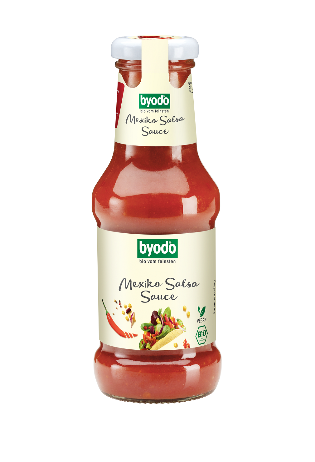 MEXIKANISCHE SALSA GLUTENFREIE BIO-SAUCE 250 ml - BYODO
