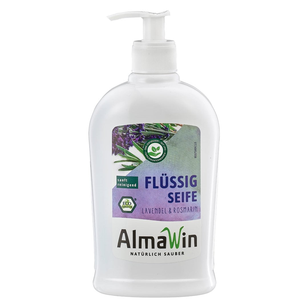 FLÜSSIGE SEIFE LAVENDEL UND ROSMARIN ECO 500 ml - ALMAWIN