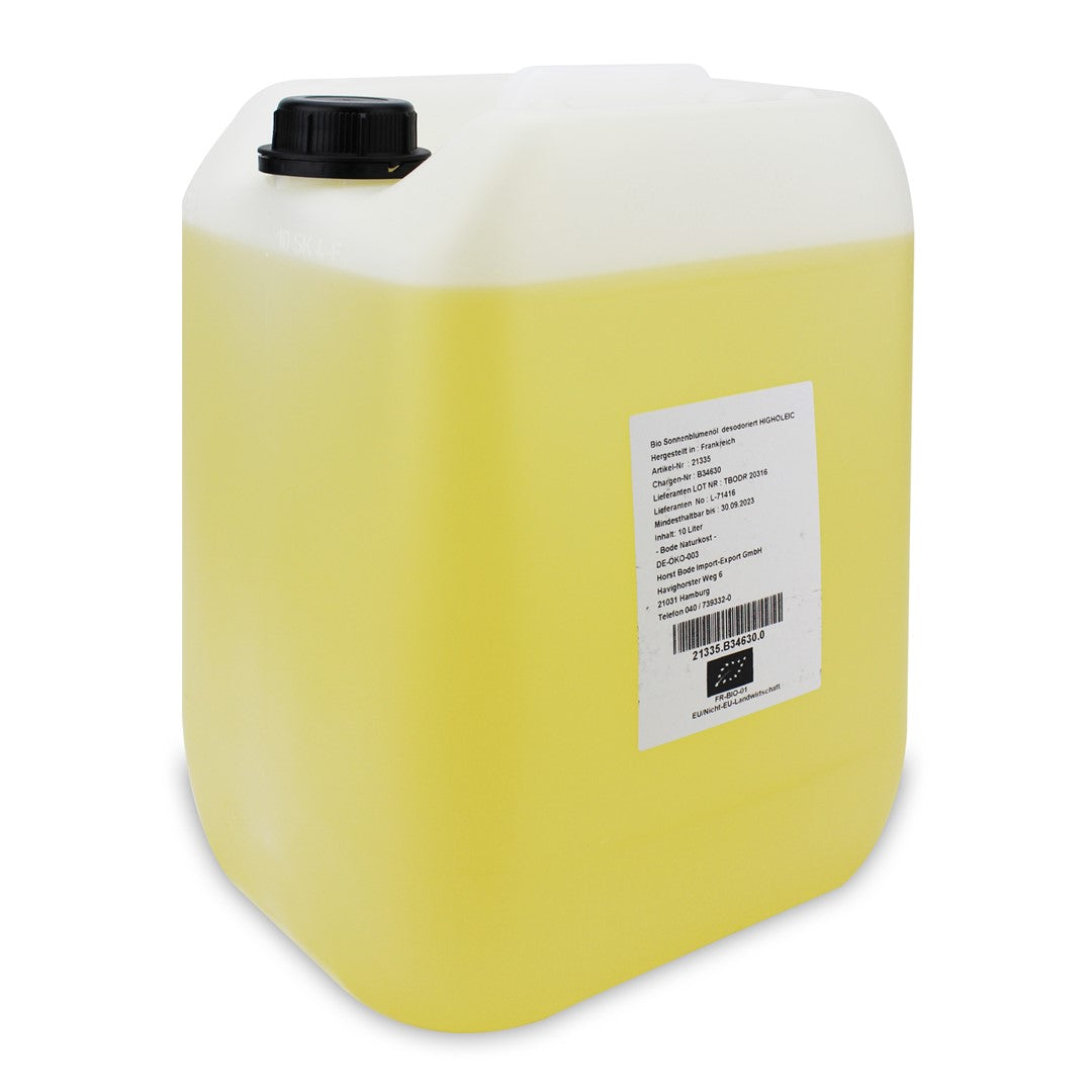 SONNENBLUMENÖL ZUM KOCHEN UND BRATEN BIO 10 L - HORECA