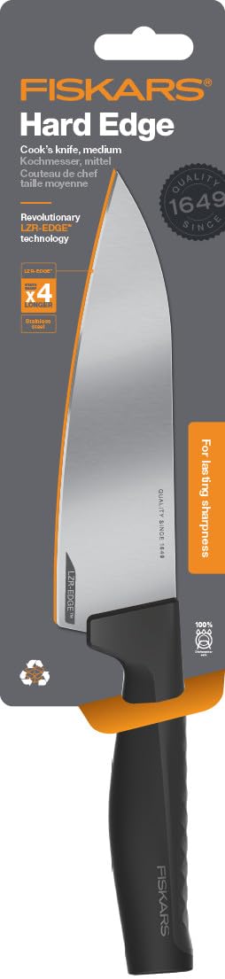 FISKARS KOCHMESSER MITTLERER HARTER SCHNITT