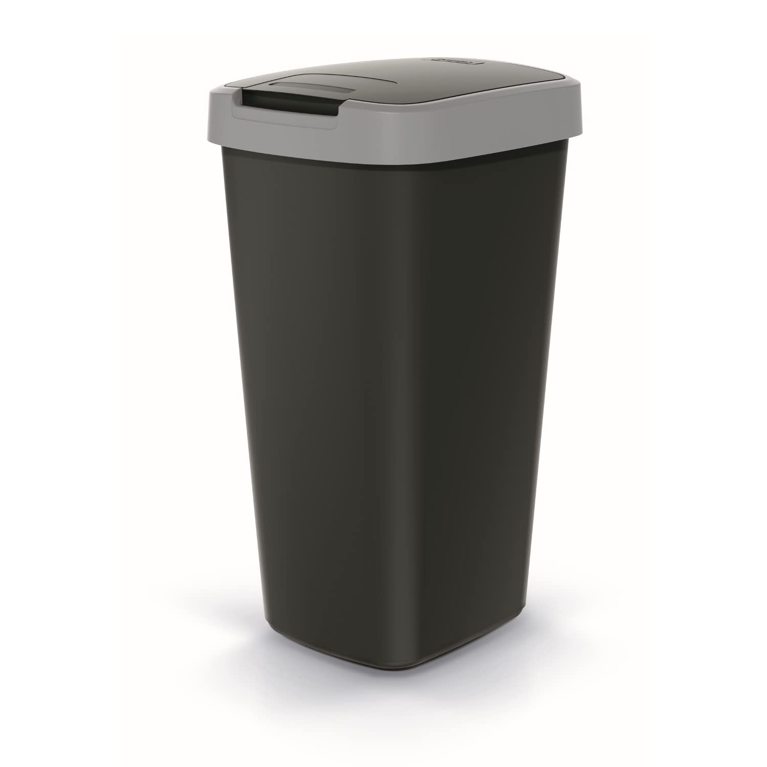 KEDEN ABFALLBEHÄLTER COMPACTA Q 25L - GLATTES GRAU / SCHWARZ