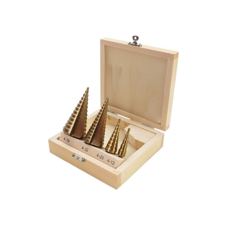AWTOOLS HSS-TIN STUFENBOHRER / SET 4-tlg.