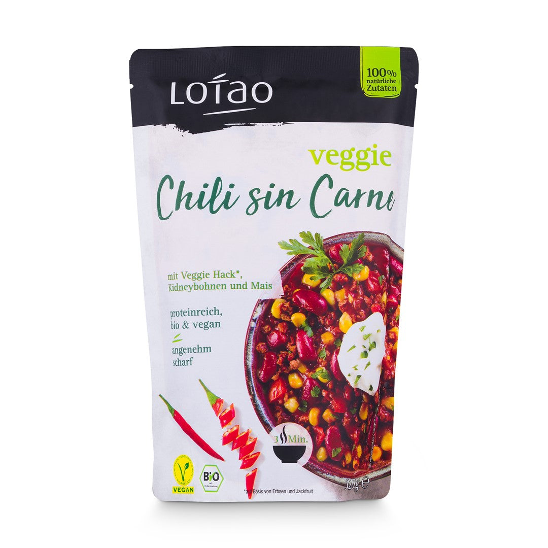 CHILI SIN CARNE VEGAN BIO 320 g - LOTAO