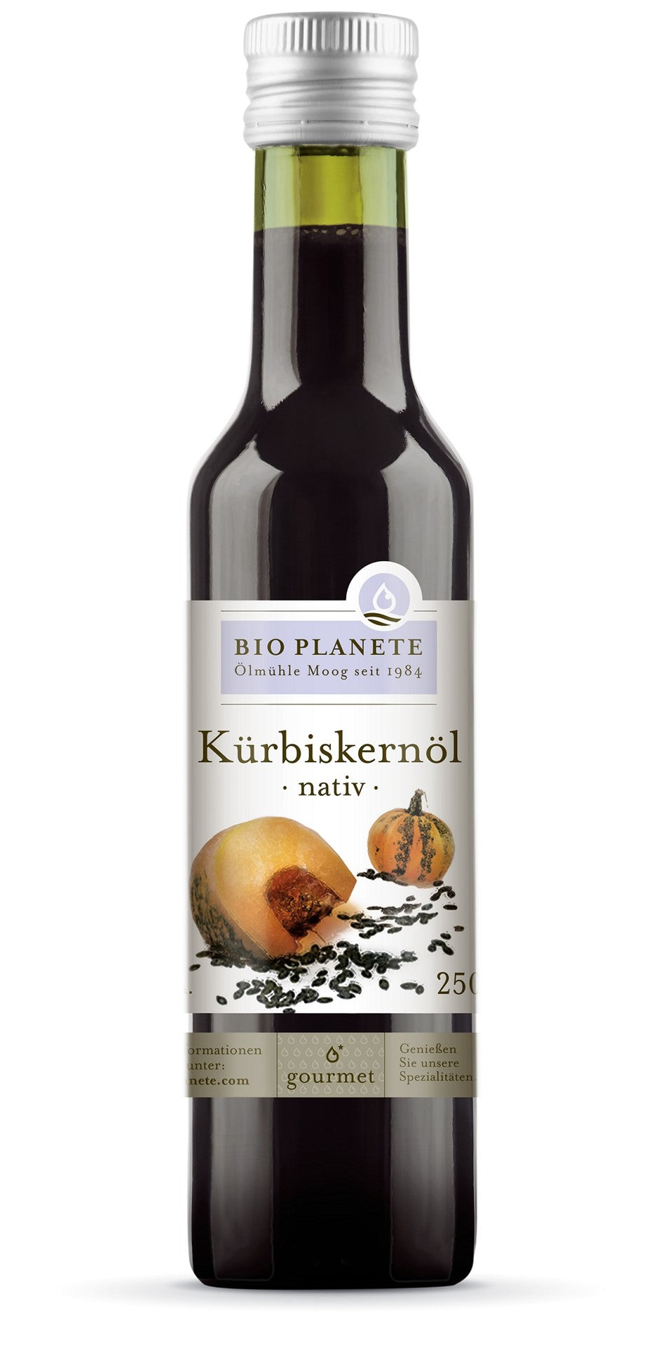 KALTGEPRESSTES KÜRBISKERNENÖL, BIO 250 ml - BIO PLANETE