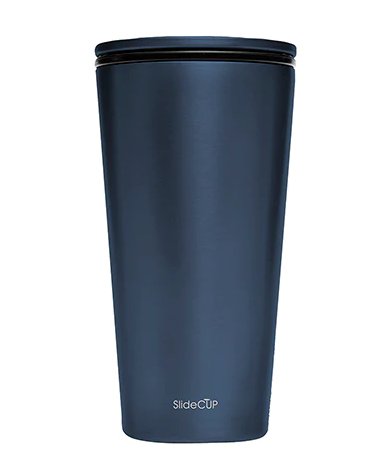SLIDE-BECHER AUS EDELSTAHL NAVY 420 ml - CHIC-MIC