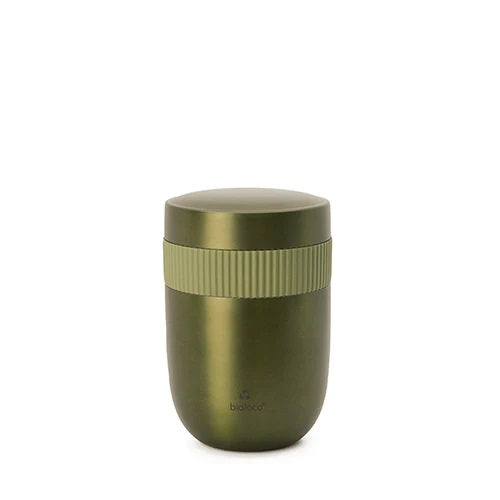 ZWEITEILIGER EDELSTAHL-BRETTBECHER KHAKI 420 ml + 200 ml - CHIC-MIC