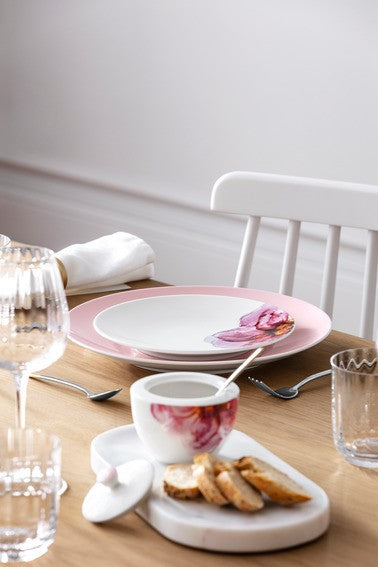 VILLEROY & BOCH Flacher Teller Coupe Rose Garden Rosa