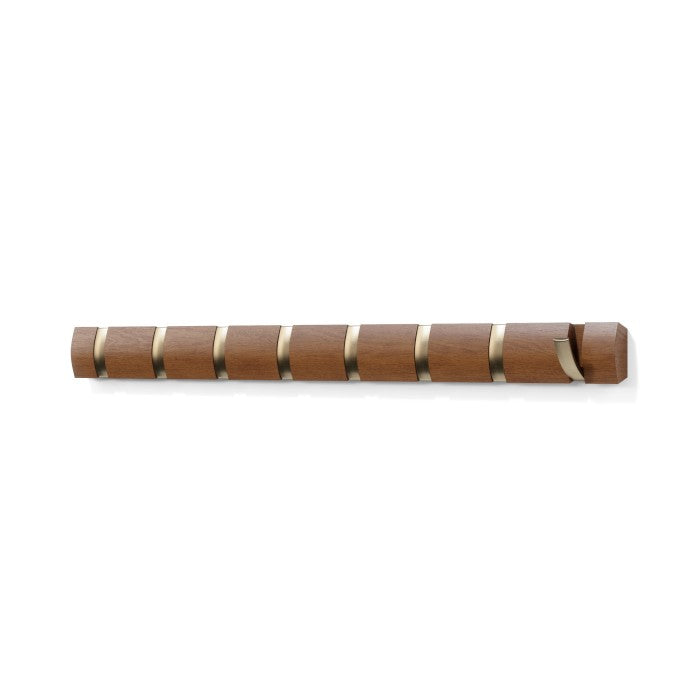 UMBRA Kleiderhaken mit 8 Haken FLIP Gold