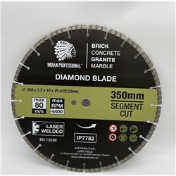 DIAMANTSCHEIBE 350 mm TURBO CUT INDIAN PROFESSIONAL SEGMENT