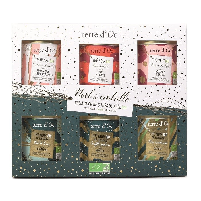 TERRE D'OC 6er-Set Tee Christmas
