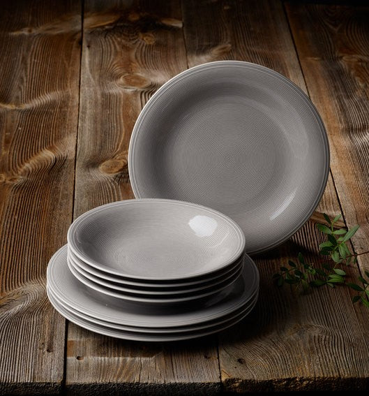 VILLEROY & BOCH Geschirrset 8-teilig Color Loop Stone