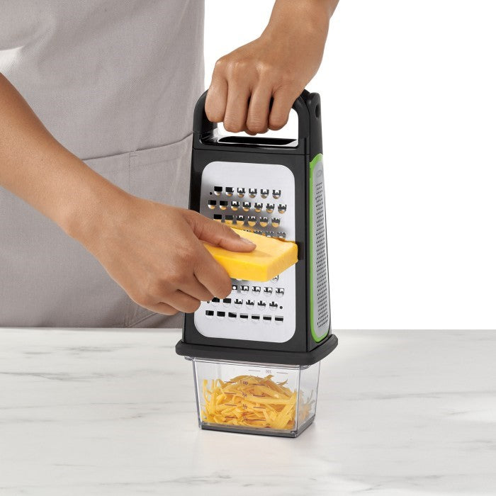 OXO Gemüsereibe 3in1 GoodGrips schwarz & grün