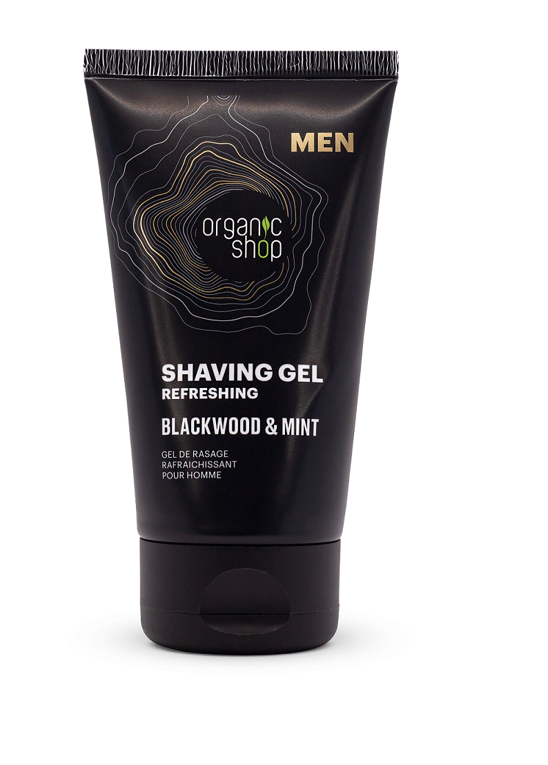 Rasiergel für Männer, Eichenrindenextrakt und Minze, 150 ml – Bio-Shop