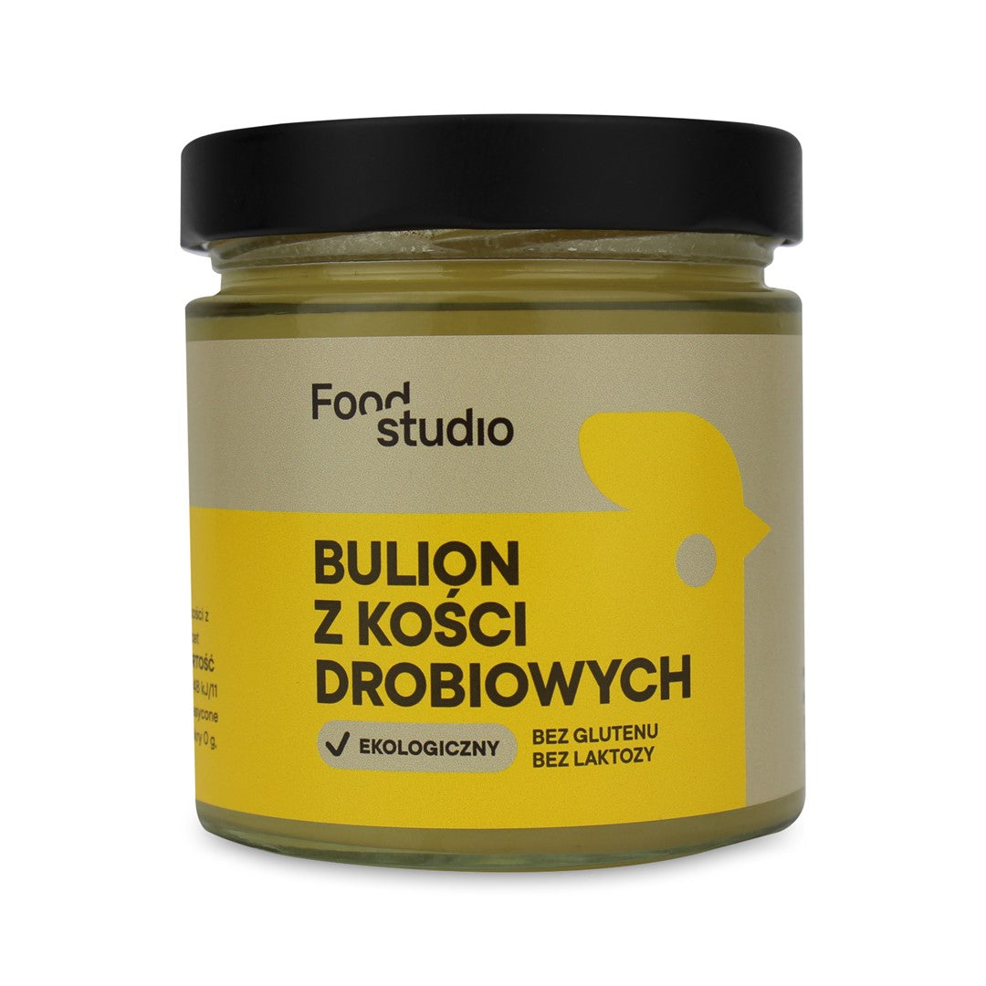 GLUTENFREIES BIO-HÜHNERKNOCHEN BRAUN 350 ml - FOOD STUDIO