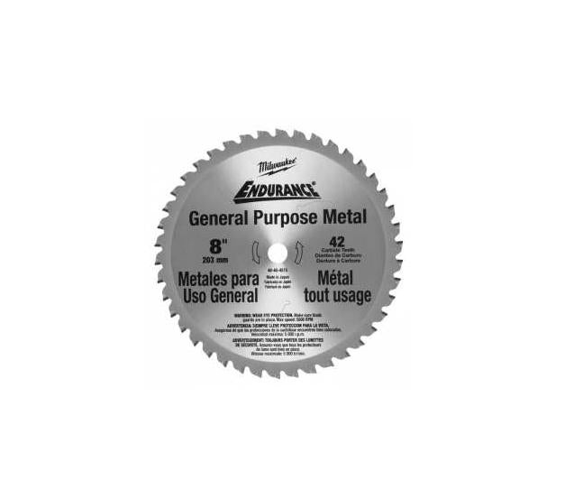 MILWAUKEE KREISSÄGE FÜR METALL 203 x 15,87 mm 42 ZÄHNE