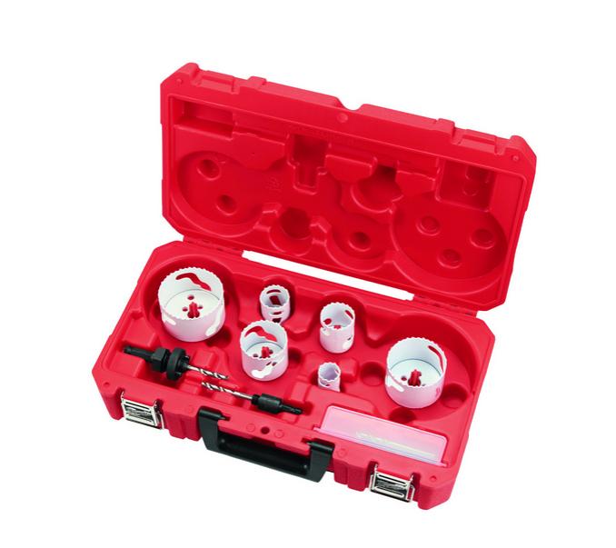 MILWAUKEE BIMETALL-LOCHSÄGEN-SET 10-tlg. 25,32,40,54,68,76mm