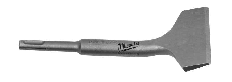MILWAUKEE GEBOGENER MEISSEL SDS-PLUS ZUM GIPSENTFERNEN 75 x 165 mm
