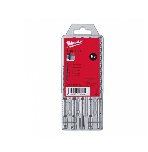 MILWAUKEE SDS-PLUS BOHRER-SET 5-tlg. (5,5-8 mm)