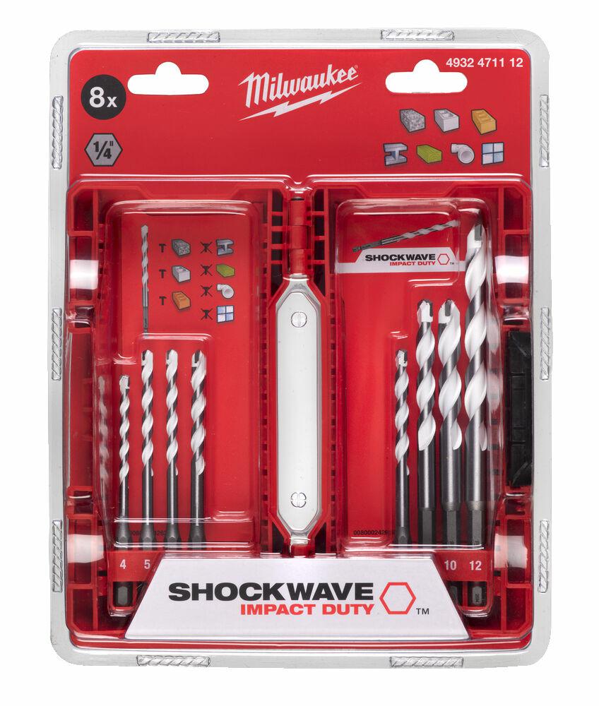 MILWAUKEE UNIVERSALBOHRER-Set. 8 Stück&gt;&gt;&gt;4932493871