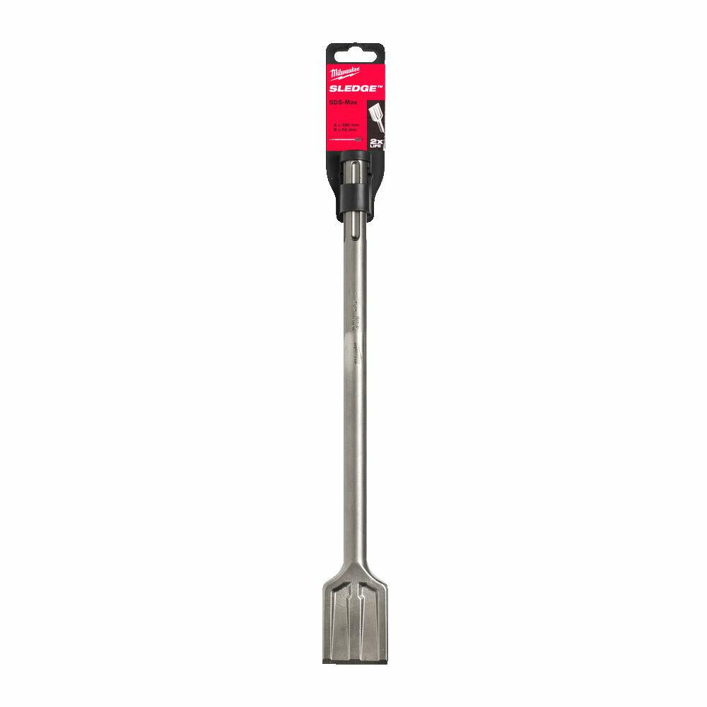 Milwaukee SDS-MAX Meißel, 50 mm x 380 mm breit, selbstschärfend