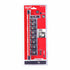 MILWAUKEE 3/8" SCHLAGSTECKSCHLUSS-SATZ 9 Stk.