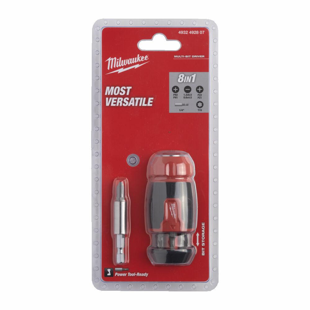 MILWAUKEE UNIVERSAL-SCHRAUBENANTRIEB MIT RATSCHE 8in1