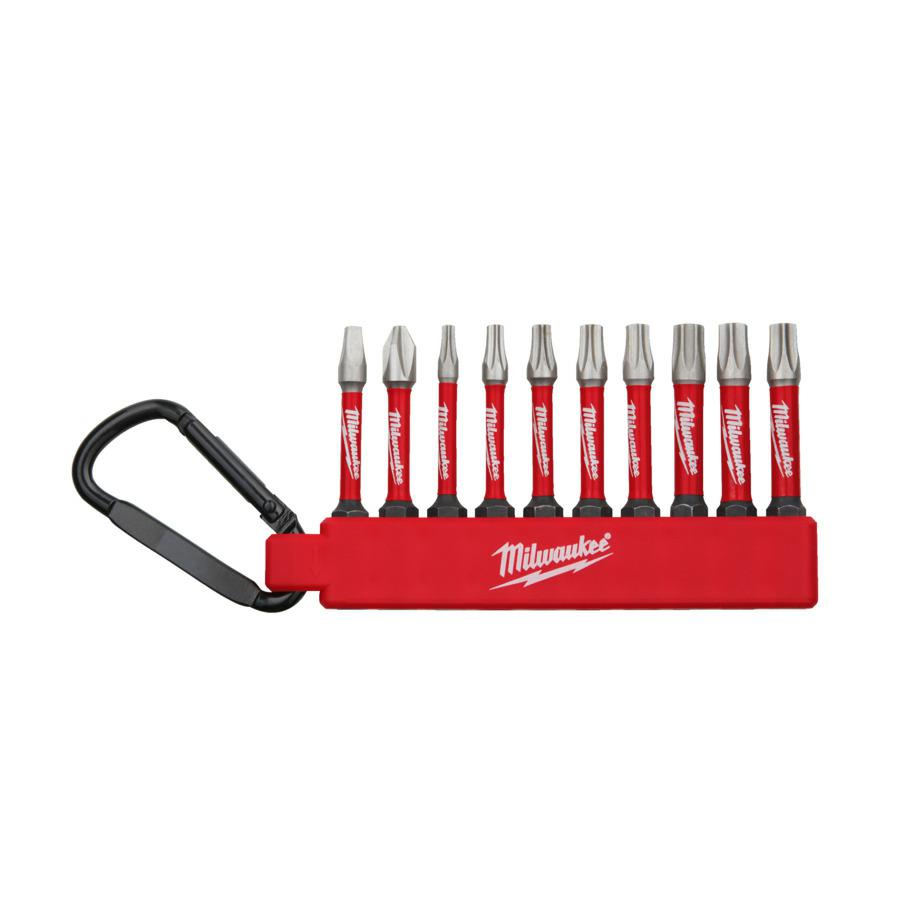 MILWAUKEE TIPPS SET 10-tlg. CLIP-HAKEN