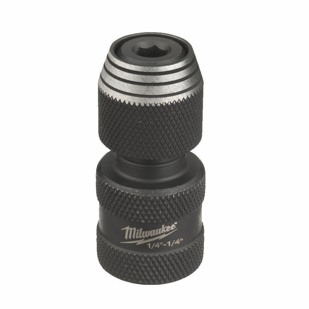 MILWAUKEE IMPACT ADAPTER QUADRATISCH 1/4" x Sechskant 1/4 Zoll
