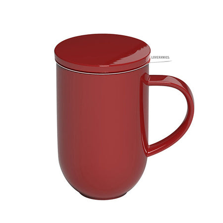 Loveramics Pro Tea  Becher mit Brühgruppe 450ml  Rot