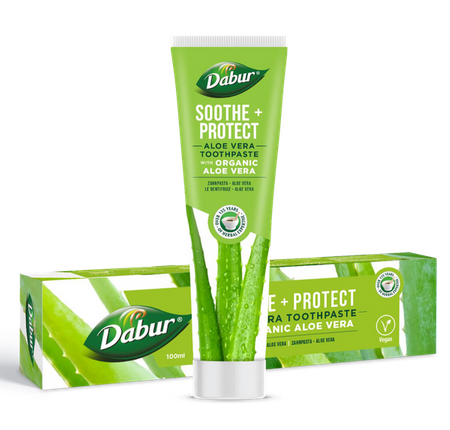 BERUHIGENDE + SCHÜTZENDE ZAHNPASTA MIT ALOE 100 ml - DABUR