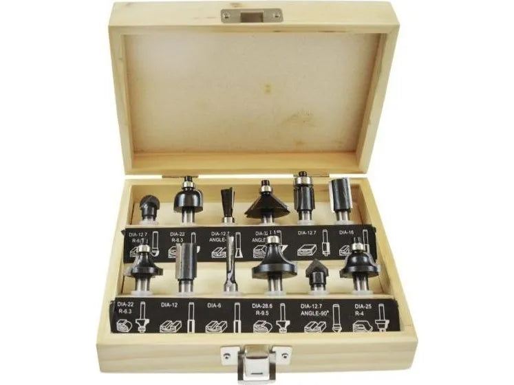 AWTOOLS HOLZSCHNEIDER, SET à 12 Stück. SCHAFT 8mm