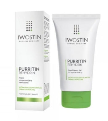 PERRIGO POLAND - Iwostin Purritin Rehydrin, feuchtigkeitsspendendes Gesichtswaschgel, 150 ml