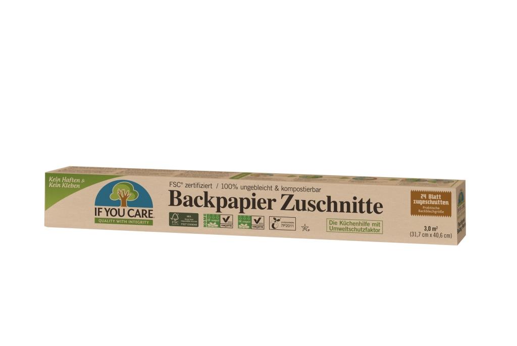 KOMPOSTIERBARES BACKPAPIER, UNGLEICHE, 24 BLÄTTER – WENN ES IHNEN LIEGT