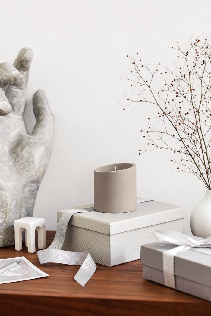 VILLEROY & BOCH Duftkerze Energy NewMoon Beige