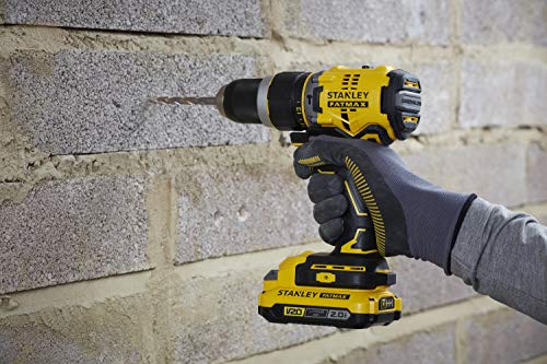 STANLEY SCHLAGBOHRER/ANGETRIEBEN V20 80 Nm 2x2,0 Ah SFMCD721D2K